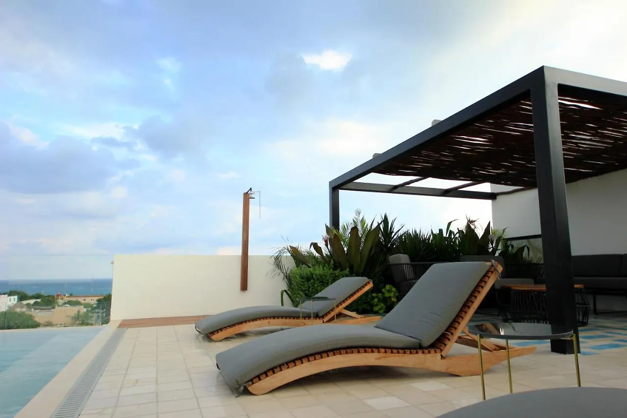 Spacious Studio, Incredible Rooftop With Sea View Playa del Carmen 0*,  Meksika